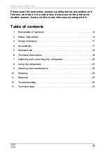 Preview for 13 page of Waeco CRX1050 Installation And Operating Manual