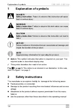 Preview for 14 page of Waeco CRX1050 Installation And Operating Manual