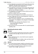 Preview for 16 page of Waeco CRX1050 Installation And Operating Manual