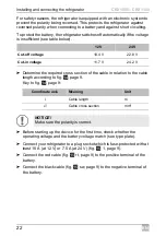 Preview for 22 page of Waeco CRX1050 Installation And Operating Manual