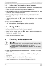 Preview for 28 page of Waeco CRX1050 Installation And Operating Manual