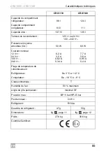 Preview for 85 page of Waeco CRX1050 Installation And Operating Manual