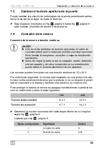 Preview for 95 page of Waeco CRX1050 Installation And Operating Manual