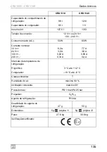 Preview for 135 page of Waeco CRX1050 Installation And Operating Manual