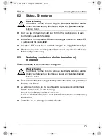 Preview for 71 page of Waeco DIY-12 Operating Manual