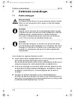 Preview for 72 page of Waeco DIY-12 Operating Manual