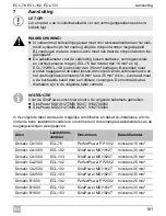 Предварительный просмотр 181 страницы Waeco ECL-76 Installation And Operating Manual