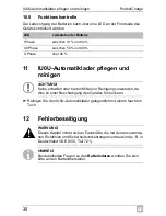 Preview for 30 page of Waeco IU152A Installation And Operating Manual