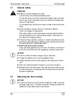 Preview for 38 page of Waeco IU152A Installation And Operating Manual