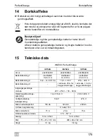 Предварительный просмотр 175 страницы Waeco IU152A Installation And Operating Manual