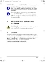 Предварительный просмотр 203 страницы Waeco MAGIC Control MTPM-100 Installation And Operation Manual
