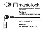 Waeco magic lock Assembly And Operating Instructions Manual preview