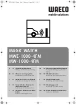 Waeco MAGIC WATCH MW-1000-4FM Installation And Operating Manual preview