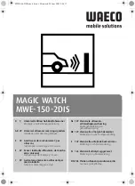 Preview for 1 page of Waeco MAGIC WATCH MWE-150-2DIS Installation And Operating Manual