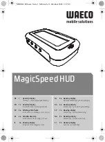 Preview for 1 page of Waeco MagicSpeed HUD Installation And Operating Manual