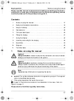 Preview for 17 page of Waeco MagicSpeed HUD Installation And Operating Manual