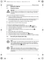 Preview for 21 page of Waeco MagicSpeed HUD Installation And Operating Manual