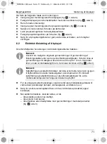 Preview for 71 page of Waeco MagicSpeed HUD Installation And Operating Manual