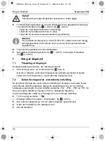 Preview for 72 page of Waeco MagicSpeed HUD Installation And Operating Manual