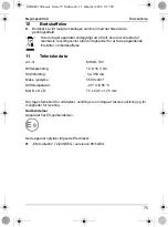 Preview for 75 page of Waeco MagicSpeed HUD Installation And Operating Manual