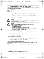 Preview for 77 page of Waeco MagicSpeed HUD Installation And Operating Manual