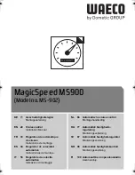Waeco MagicSpeed MS900 Installation Manual preview
