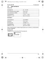 Preview for 63 page of Waeco MagicTouch MT200 Installation And Operating Manual