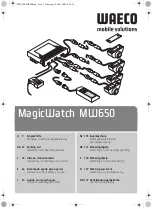 Preview for 1 page of Waeco MagicWatch MW650 Installation And Operating Manual