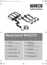 Waeco MagicWatch MWE250 Installation And Operating Manual preview