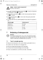 Preview for 78 page of Waeco MF-40 Instruction Manual