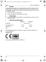 Preview for 40 page of Waeco Mobitherm MC-01-12 Installation And Operating Manual