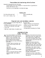 Preview for 3 page of Waeco mobitherm MO-5-12 Installation And Operating Instructions Manual