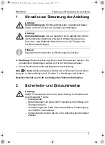 Preview for 7 page of Waeco Mobitherm MWH-020/N Installation And Operating Manual