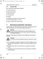 Preview for 10 page of Waeco Mobitherm MWH-020/N Installation And Operating Manual