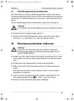 Preview for 17 page of Waeco Mobitherm MWH-020/N Installation And Operating Manual