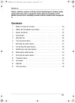 Preview for 23 page of Waeco Mobitherm MWH-020/N Installation And Operating Manual