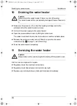 Preview for 34 page of Waeco Mobitherm MWH-020/N Installation And Operating Manual