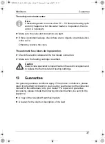 Preview for 37 page of Waeco Mobitherm MWH-020/N Installation And Operating Manual