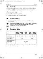 Preview for 121 page of Waeco Mobitherm MWH-020/N Installation And Operating Manual