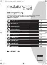 Waeco mobitronic PC-100-12/P Operating Instructions Manual preview