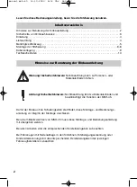 Preview for 2 page of Waeco MSH-45 Installation And Operating Instructions Manual