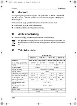 Предварительный просмотр 192 страницы Waeco MSP 702 Instruction Manual