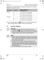 Preview for 81 page of Waeco Multi Gas Operating Manual