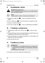 Preview for 94 page of Waeco Multi Gas Operating Manual