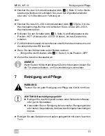 Preview for 11 page of Waeco MyFridge MF-05 Operating Manual