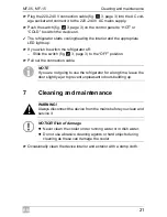 Preview for 21 page of Waeco MyFridge MF-05 Operating Manual