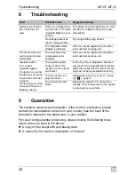 Preview for 22 page of Waeco MyFridge MF-05 Operating Manual