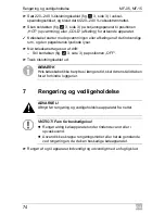 Preview for 74 page of Waeco MyFridge MF-05 Operating Manual