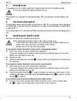 Preview for 11 page of Waeco MyFridge MF-1F Instruction Manual