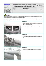 Waeco Perfect Fit MBM120 Installation Instructions предпросмотр